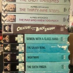 🎬Hitchcock & Classic Sci-Fi VHS Collector’s Dream 