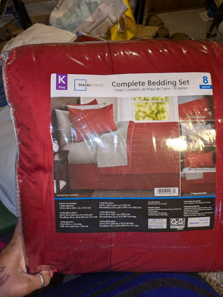 8piece King Bed In The Bag