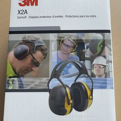 3M X2A Peltor Protective Earmuffs-New In Box