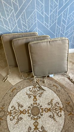 Set Of 3 Patio Chair Cushions