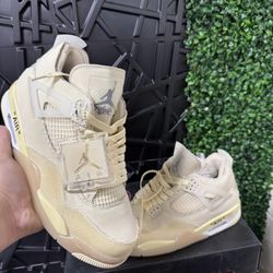 Aj4 Nike Air jordan 4 retro off white sail Size 7,7.5,8,8.5,9,9.5,10,10.5,11,12 