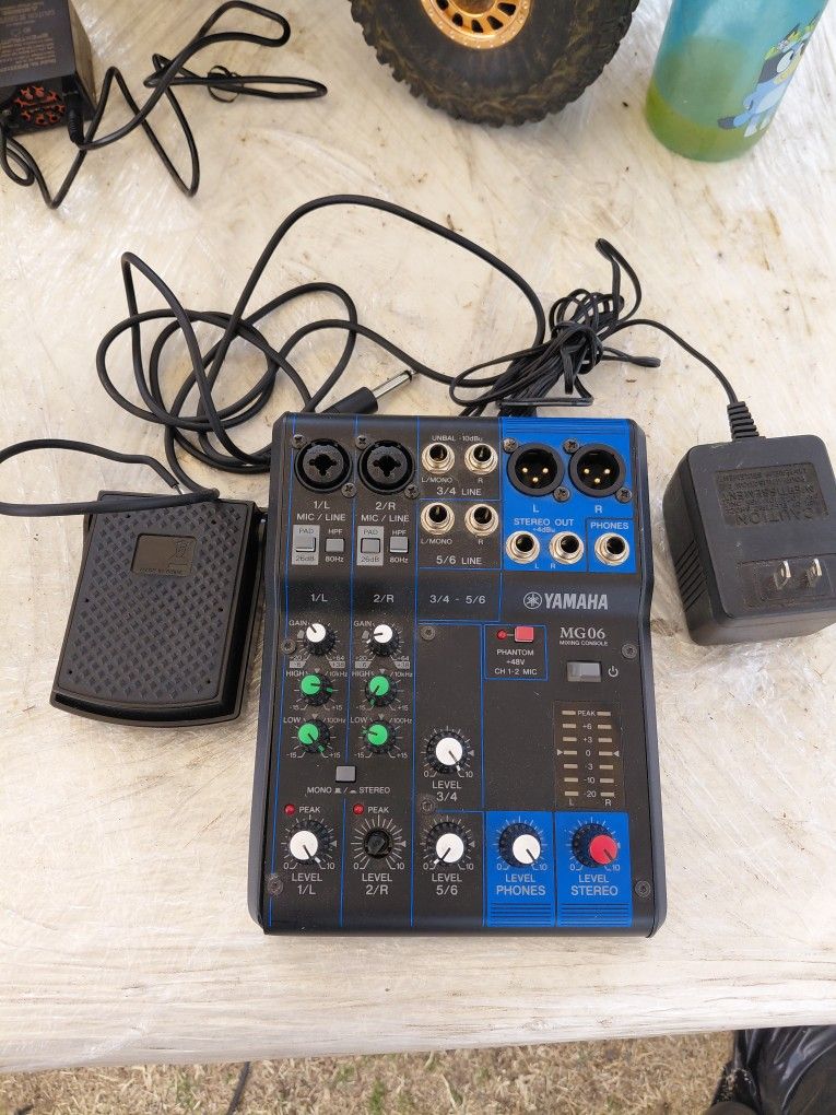 Yamaha MG06 6 Channel Mixer