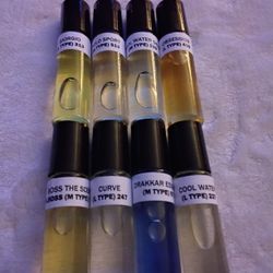 Variety Of Body Oils, Large