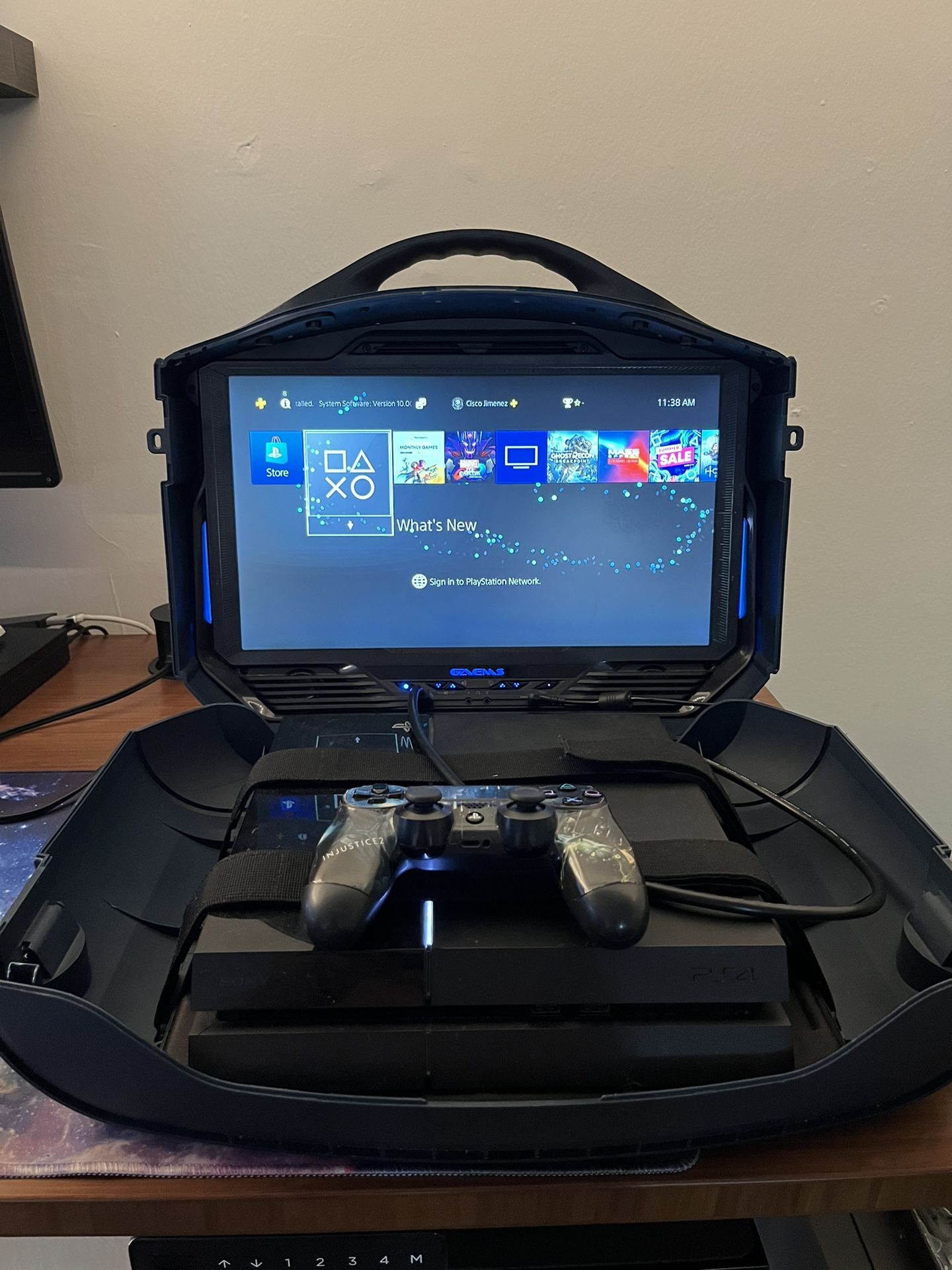 GAEMS Vanguard LCD Gaming Case Halo UNSC Limited Edition
