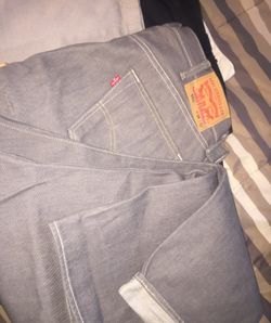 Men's 501 Levis jeans grey