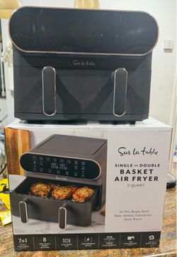 Sur la table 11 Quart Single or Double Basket Air Fryer