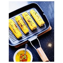 IKEA Black Grill Pan with folding handle