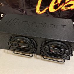 Brand New 6.5” Car Audio Subwoofers + Tune Port Enclosure $220 Each 