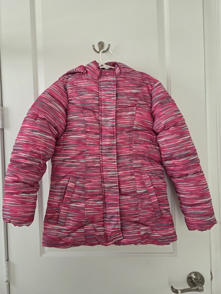 Xersion Girls Pink Snow Jacket Size 14
