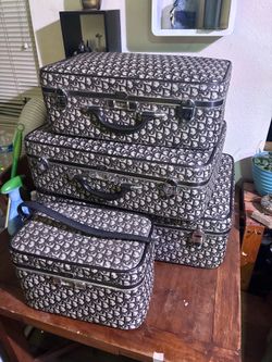 Vintage Christian Dior  “Diorissimo” luggage set