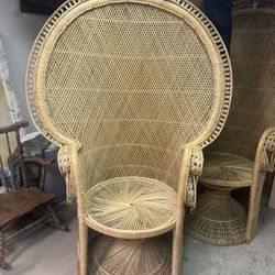 Peacock Rattan Chair 