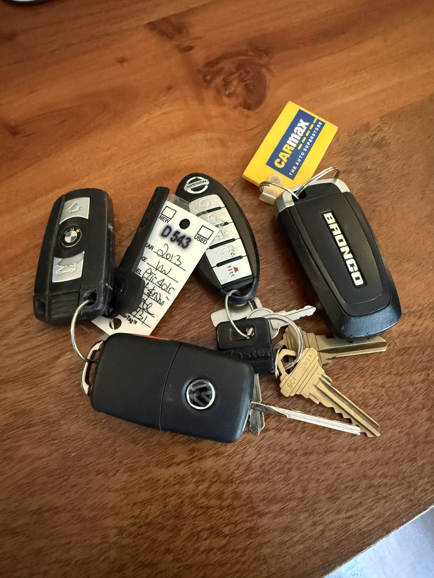 BMW Nissan Volkswagen Bronco Keys Fobs