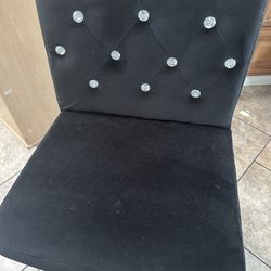 Black Vanity Chair 