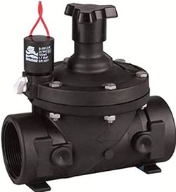 Suinga - ELECTROVALVULA 2" 24V Bermad con regulador de caudal serie 200, uso residencial y agrícola. Funciona con programadores de riego eléctricos