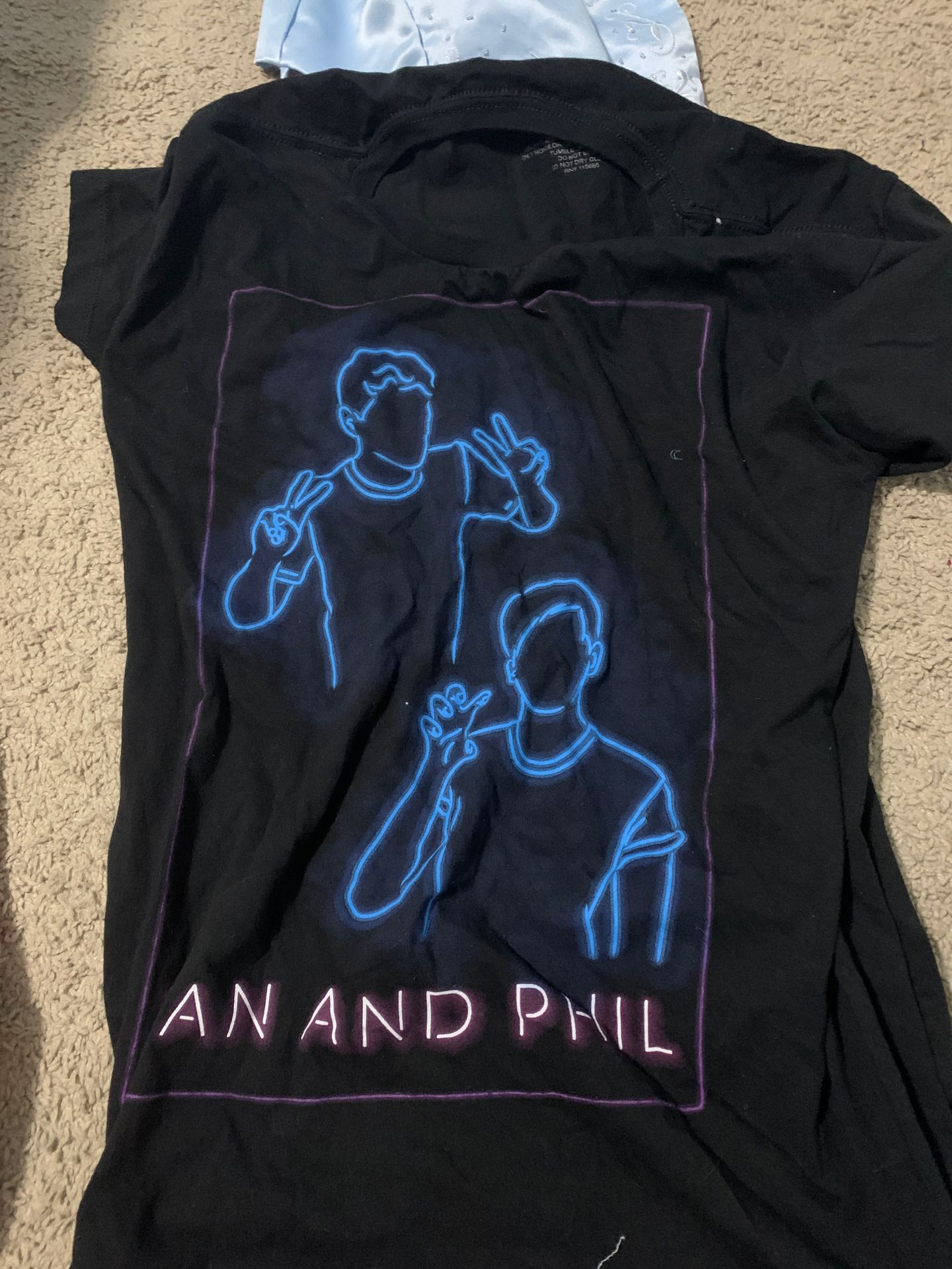 Dan and Phil hot topic tee shirt