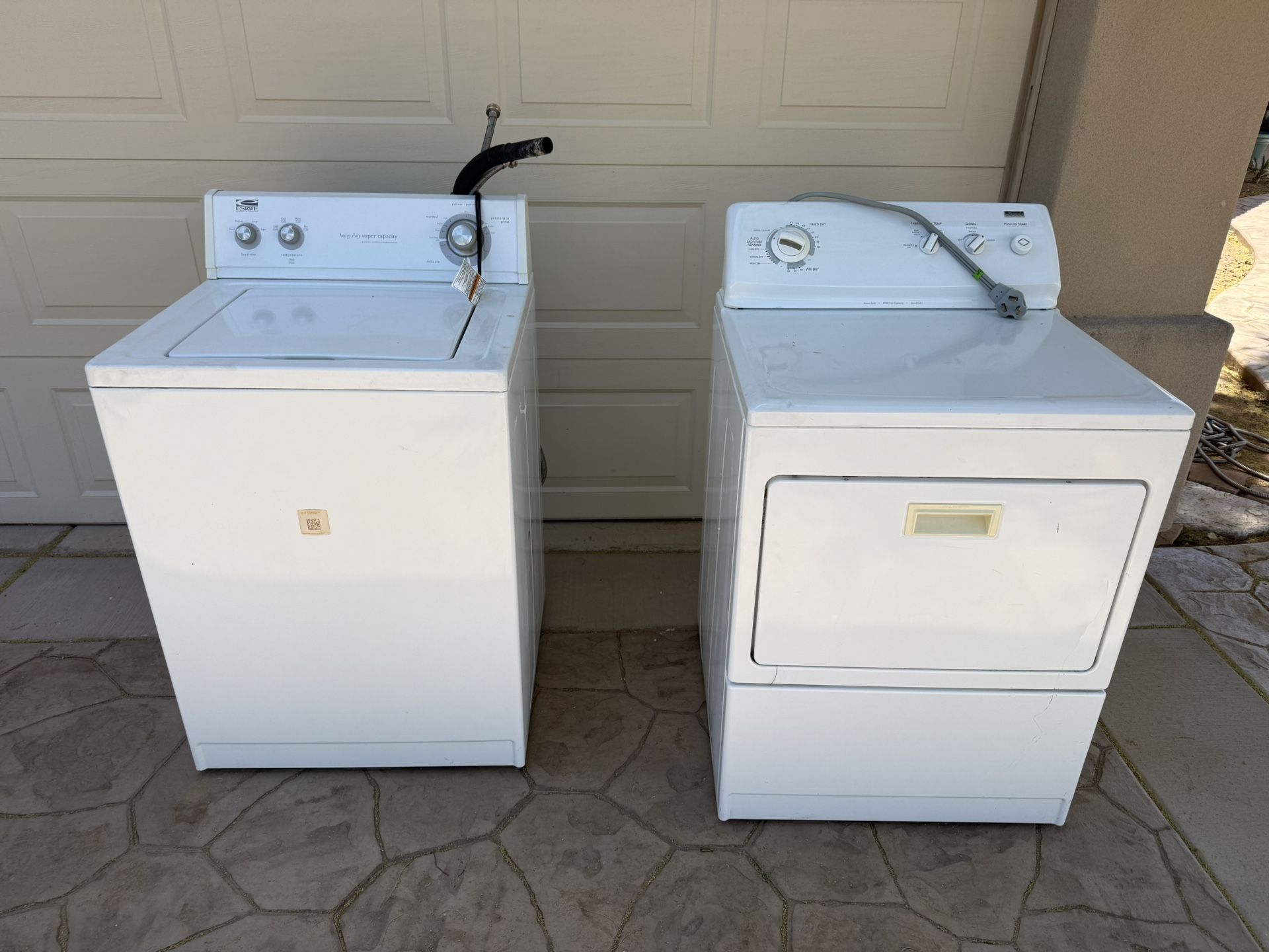 Kenmore Elite Dryer And Whirlpool Estate Washer, Very Good Condition