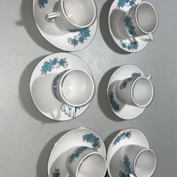 Vintage Espresso China  Cups 