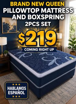 🟢NEW PILLOWTOP SET $219
