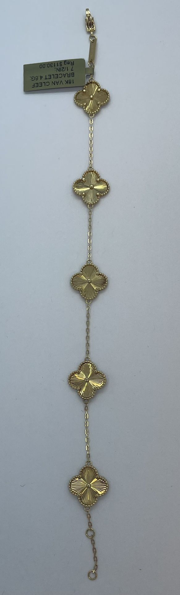 18K Gold Van Cleef bracelet. 