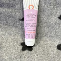 First Aid bump eraser body scrub travel size 28.3g