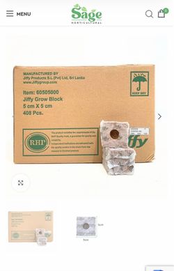 Jiffy Grow Block 5 X 5cm