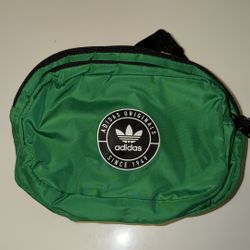 bright green adidas hip bag