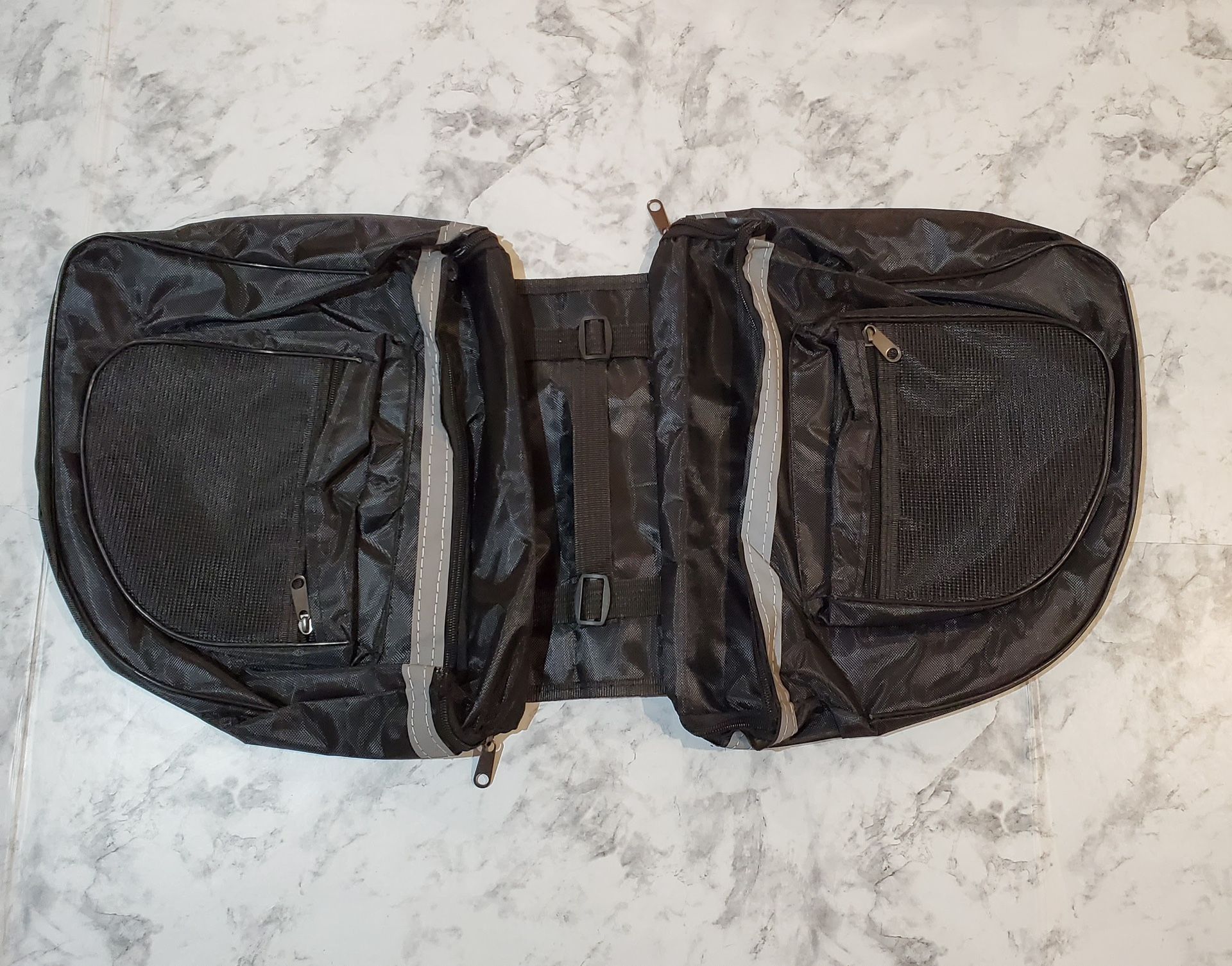 Black Bike Rack Bag Rear Bicycle Carrier