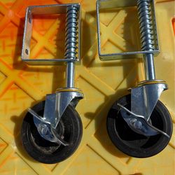 2 Pack Gate Wheel with Brake