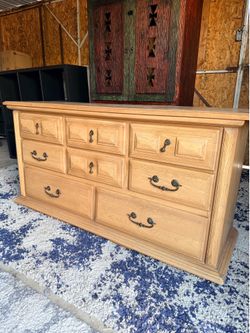 Bernhardt Vintage Neoclassical style in a natural wood finish.