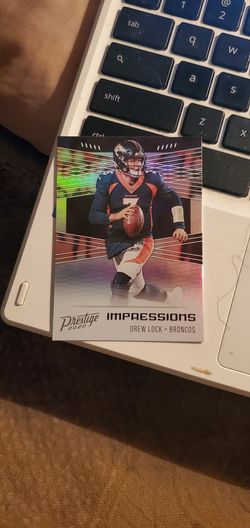 Drew lock football card