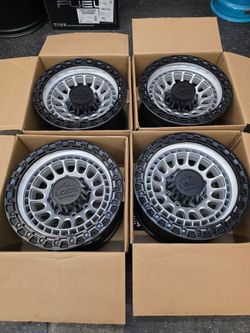 17" LOCK Mojave rims. 17x9 -12 offset