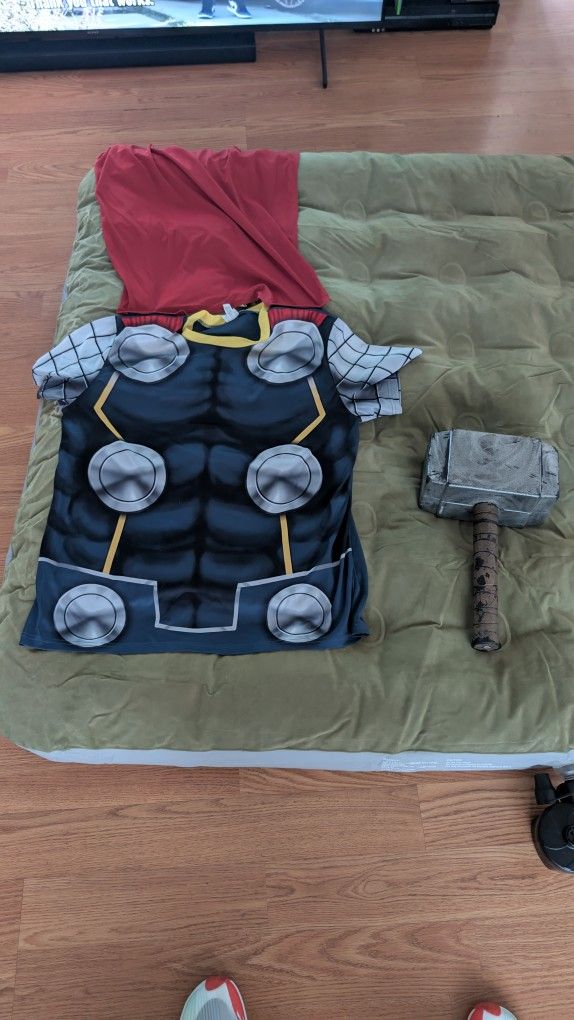Thor Costume! With Hammer!
