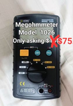 AEMC  Megohmmeter Model 1026
