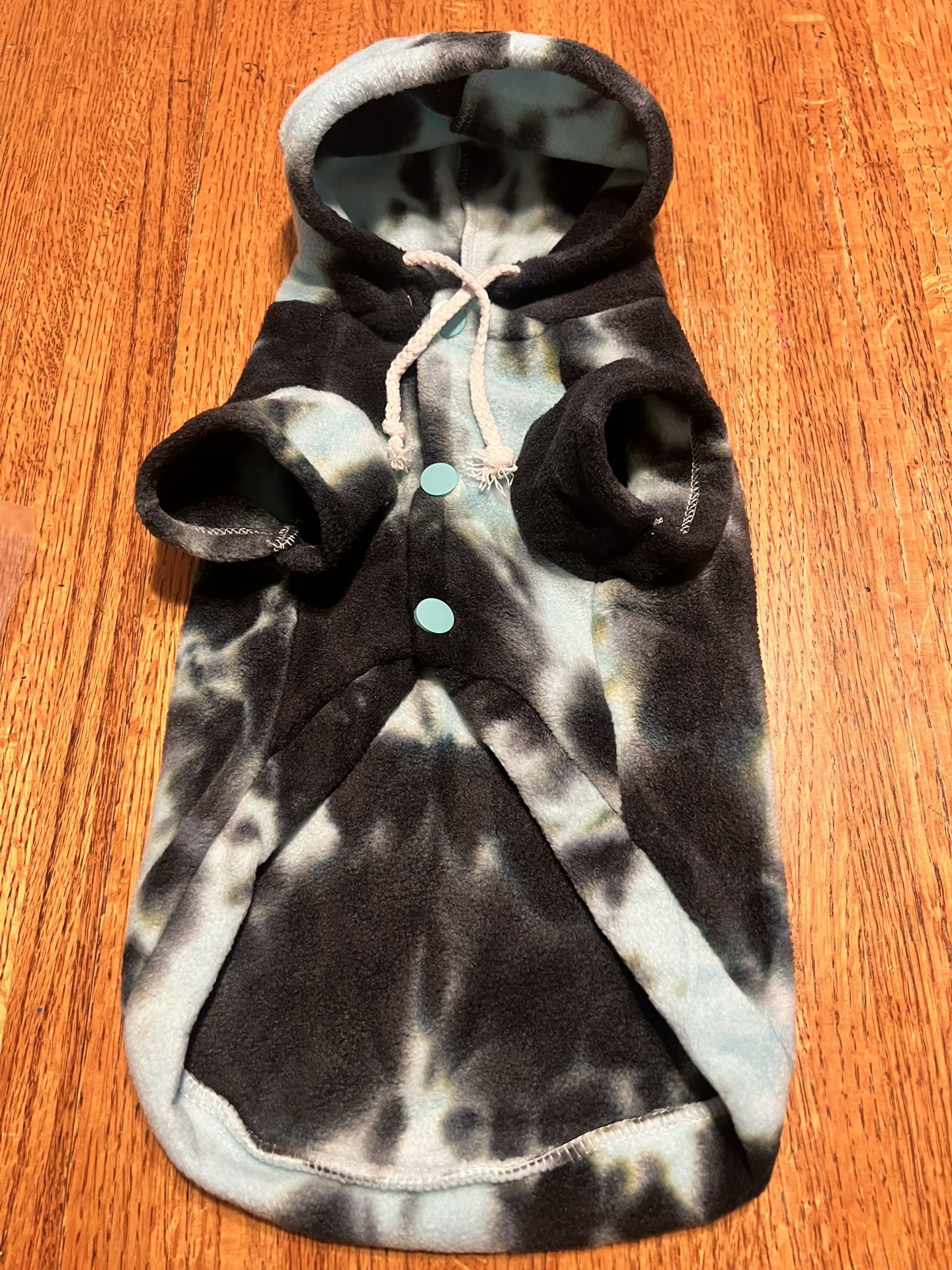 Tie Dye Dog Hoodie $8