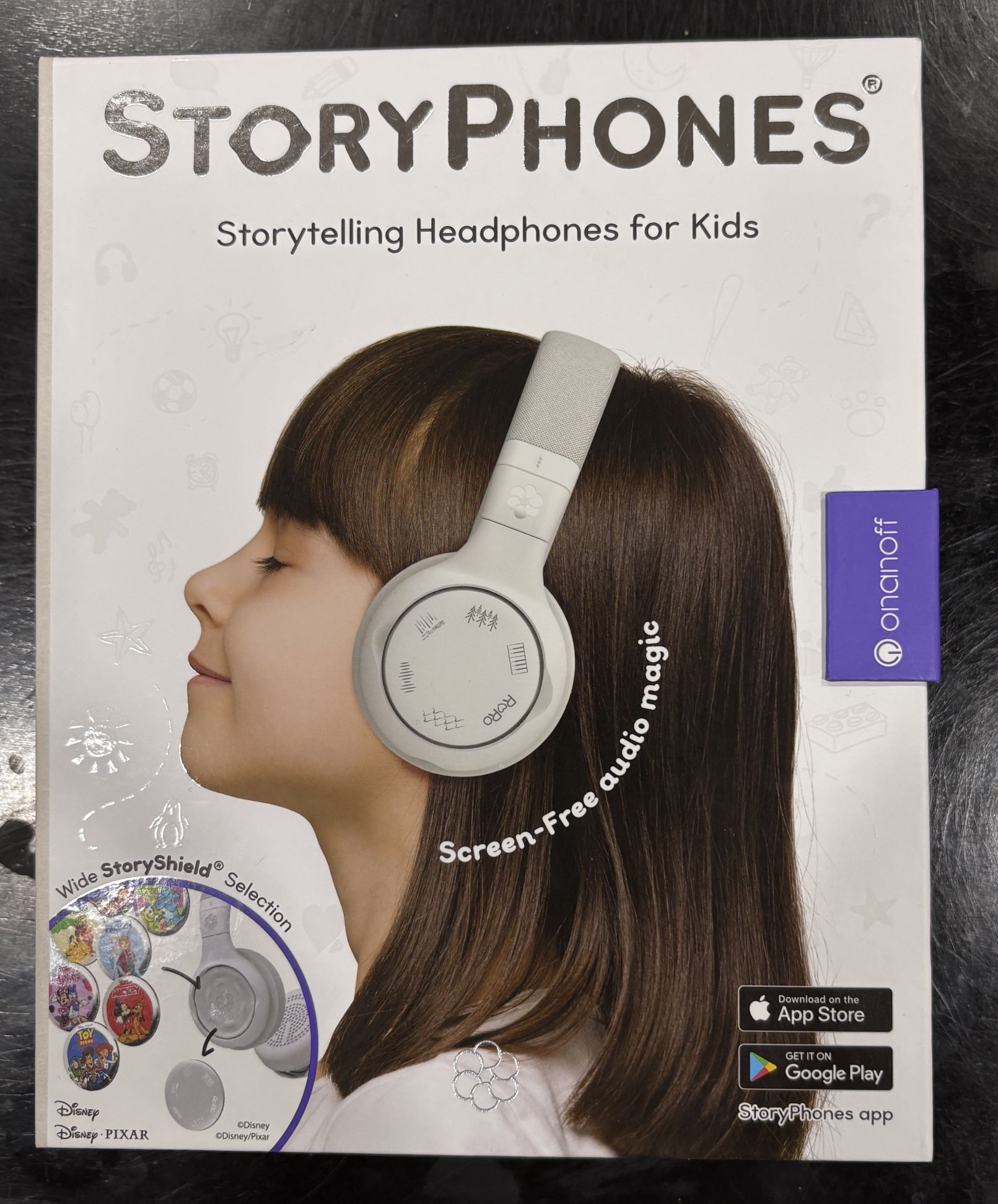 StoryPhones Storytelling Headphones For Kids. Color White