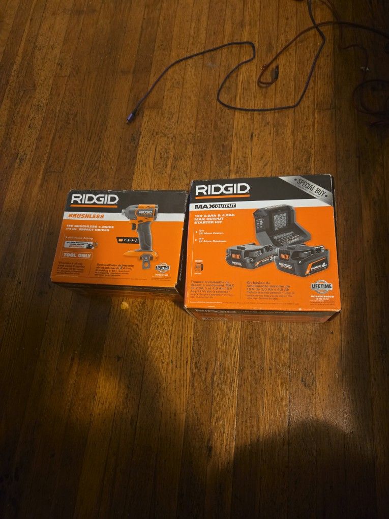 Ridgid combo pack!