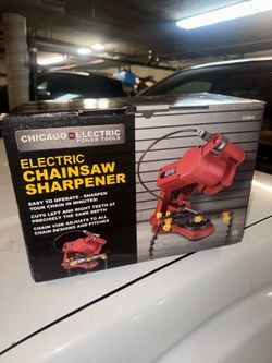 New electric chain saw sharpener $50