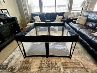New- Foldable / Portable Baby Playpen 50"×50" with Mat & Balls