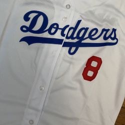 Kike White Dodgers Jersey