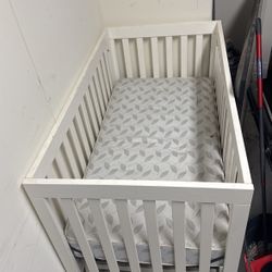 Baby Crib & Mattress 