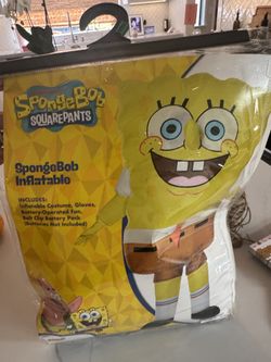 Never Worn! SpongeBob Blow Up Costume