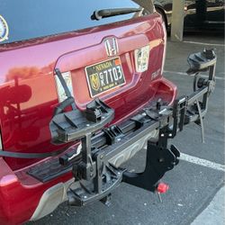 2 Fat Tire E-Bike Rack Hitch Mounted, Wobble Free