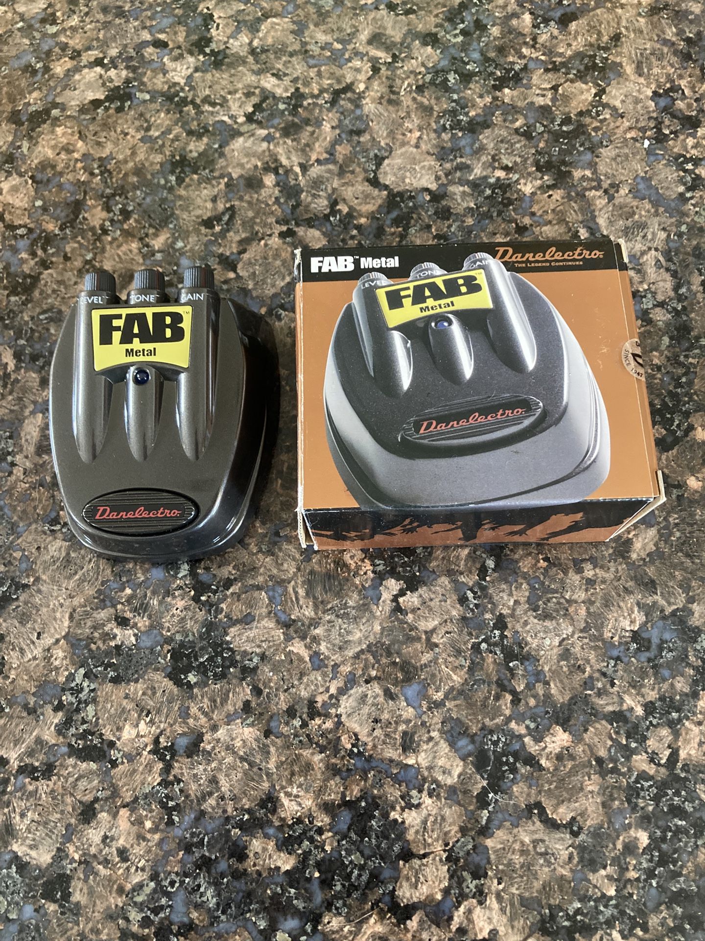 NEW DANELECTRO FAB GUITAR PEDAL METAL
