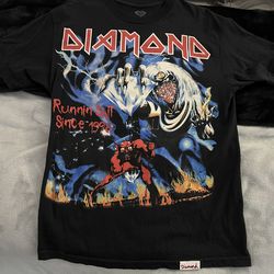 Diamond supply co Iron Maiden shirt