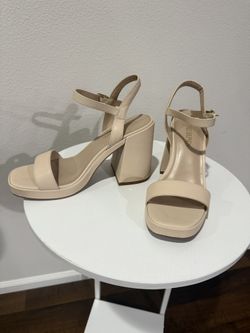 DREAM PAIRS Heels for Women Block Chunky Platform High Heels Open Toe GISELLE Fashion Wedding Party Evening Prom Dance Ankle Strap Dress Pump Sandals 