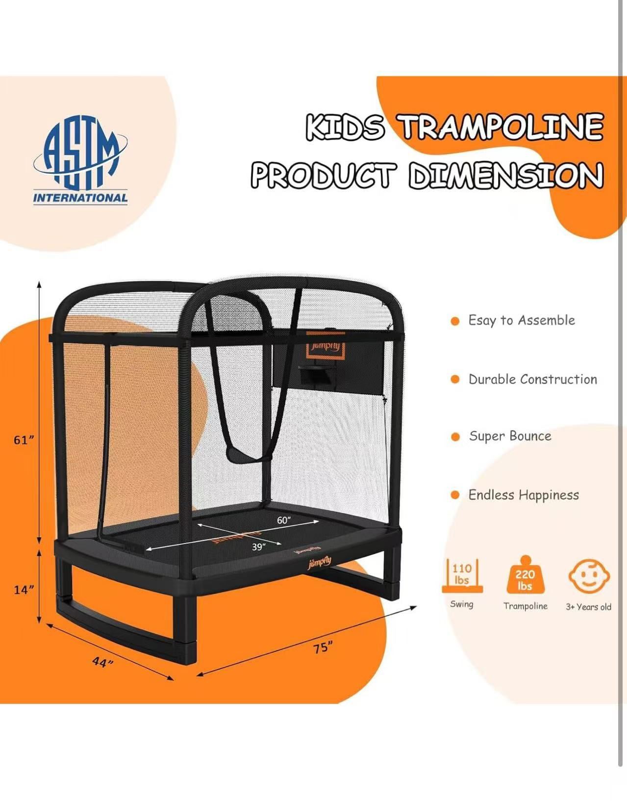 🔥ON SALE🔥Kid trampoline