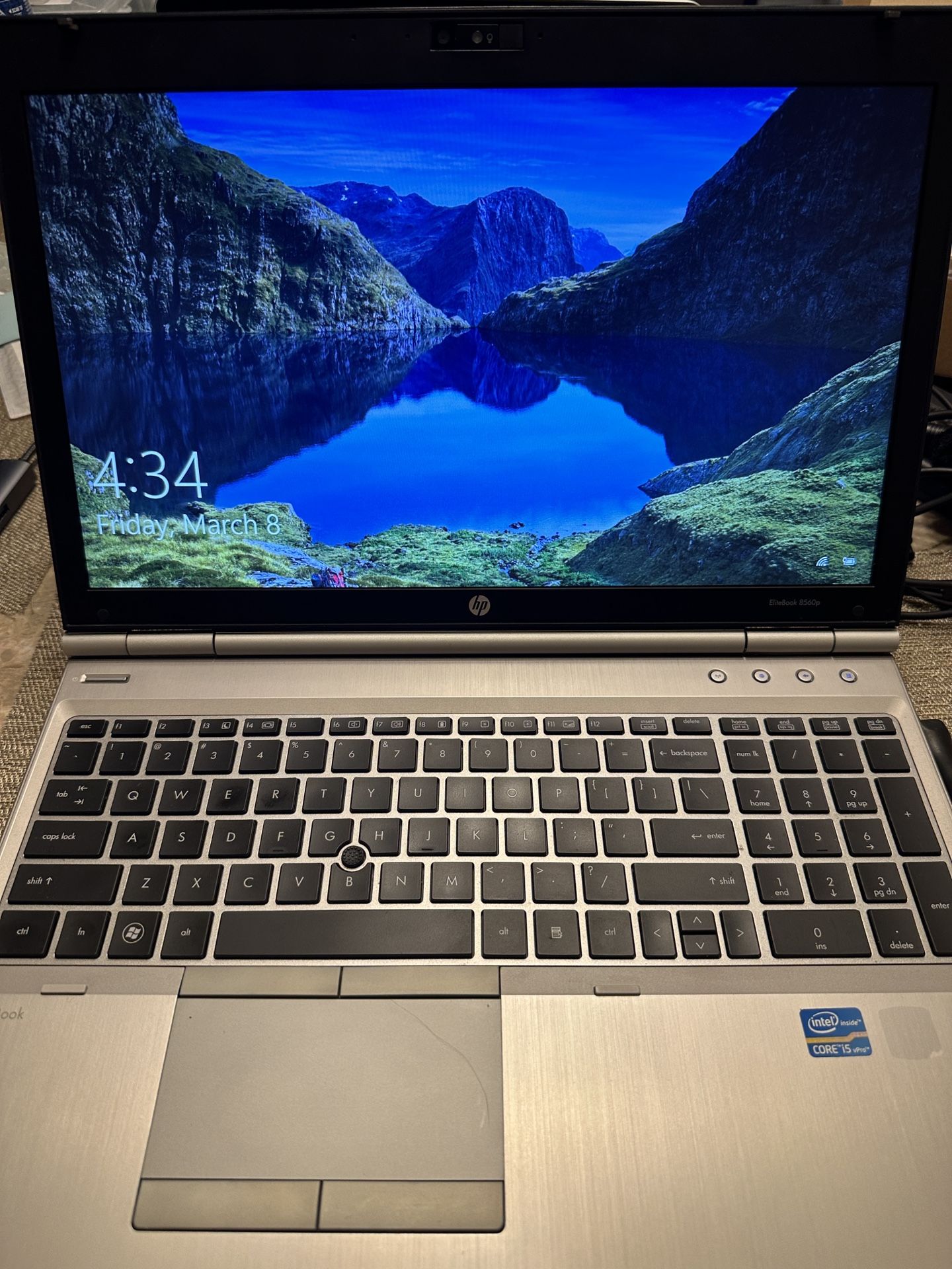 Excellent Condition - 15.6” HP EliteBook Laptop with SSD Drive