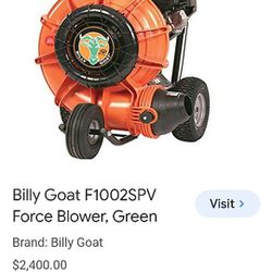 Billy Goat Blower For Sale