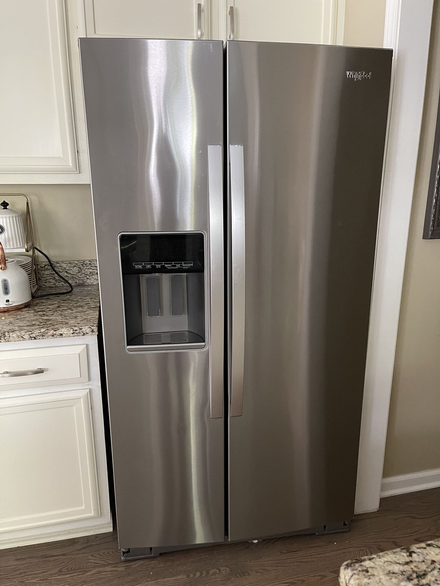 Stainless side-by-side Fridge
