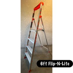 Little Giant 6ft Flip-N-Lite Aluminum Step Ladder
